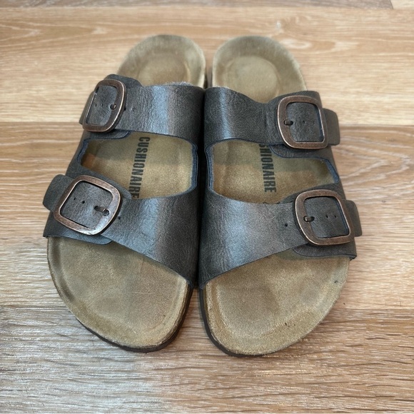 Cushionaire Women's Cork Foodbed Slide Comfort Sandals, Size 7 - Picture 5 of 12